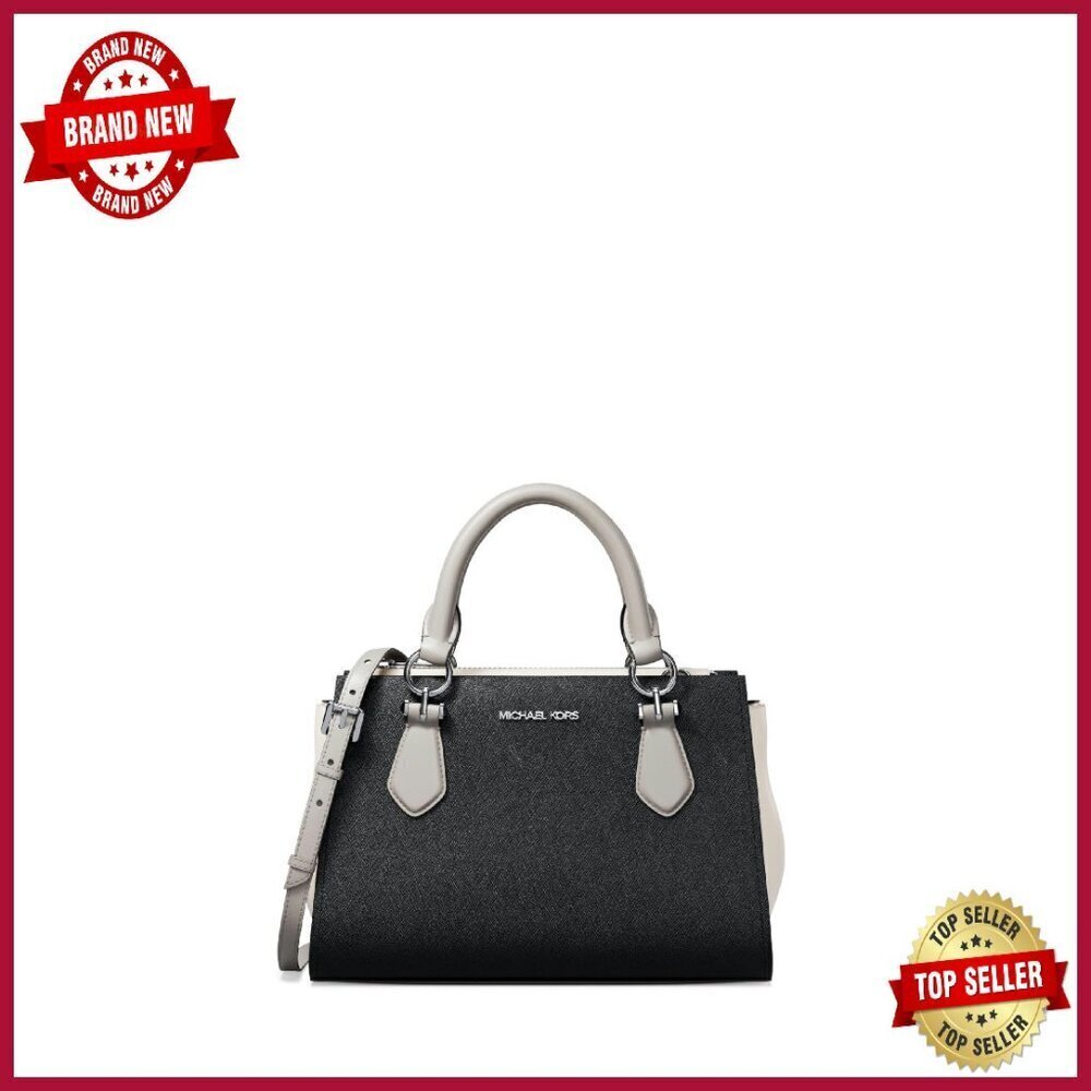 Small Crossbody Bag with Snap Closure & Multiple Pockets